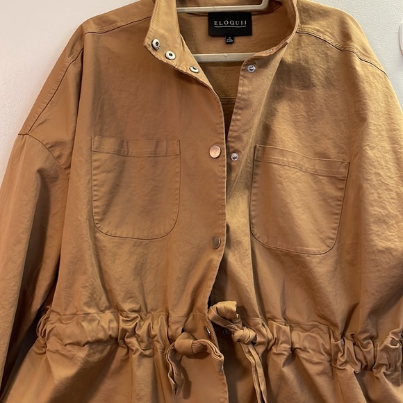Tan jacket by Eloquii. Size 18 - Picture 4 of 8